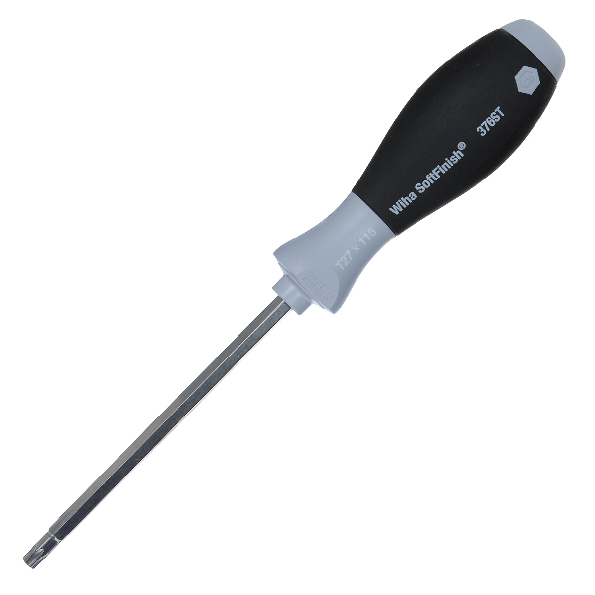 Отвертка SoftFinish Inox из нержавеющей стали T27 х 115 мм Wiha 3262232622 Отвертка SoftFinish Inox из нержавеющей стали T27 х 115 мм Wiha 3262232622Отвертка Wiha SoftFinish Inox оснащена шестигранным жалом, выполненным из высококачественной нержавеющей стали полной вакуумной закалки. Эргономичная многокомпонентная рукоятка Wiha SoftFinish с защитой от скатывания. Отвертка идеально подходит для закручивания винтов из высококачественной стали. Общая длина отвертки: 23 см. Длина жала: 11,5 см. Размер ручки: 11,5 см х 3 см х 3 см.