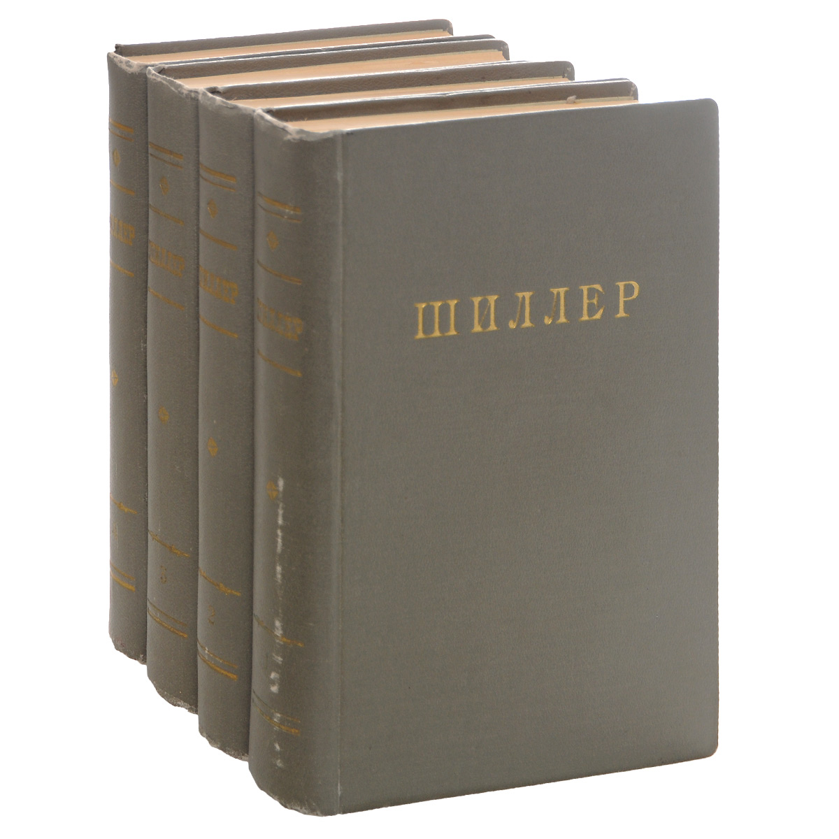 Шиллер. Собрание сочинений в 4 томах (комплект из 4 книг)0120710 Шиллер. Собрание сочинений в 4 томах (комплект из 4 книг)0120710С.- Петербург, 1901 год. Издание Брокгауз-Ефрона.Владельческий переплет.Сохранность хорошая.Иоганн Кристоф Фридрих фон Шиллер - знаменитый германский поэт, философ, историк, теоретик искусства и драма один из величайших представителей романтизма в мировой литературы. В сборнике собраны сочинения в переводе русских писателей.Издание не подлежит вывозу за пределы Российской федерации.