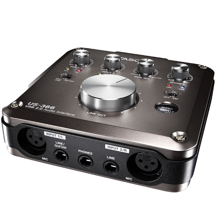 Tascam US-366 аудиоинтерфейсMCI50250 Tascam US-366 аудиоинтерфейсMCI50250Высококачественный внешний аудио интерфейс Tascam US-366 со встроенным микшером и процессором эффектов. Имеет переключатель подачи фантомного питания +48В на микрофонные входы. Частотный диапазон: 10 Гц - 68 кГцСопротивление: 2.2 кОм (микрофонные входы), 15 кОм (линейные входы), 1 МОм (инструментальный вход), 100 Ом (Balanced LINE-out), 200 Ом (LINE-out)ЦАП: 24 бит/192 кГцАЦП: 24 бит/192 кГц Уважаемые клиенты! Обращаем ваше внимание на то, что для последних версий Windows (10) и Mac (10.12 Sierra) нет программного обеспечения (устройство не совместимо с ними).