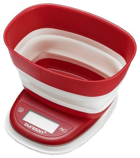 Oursson KS5006PD, Red кухонные весы