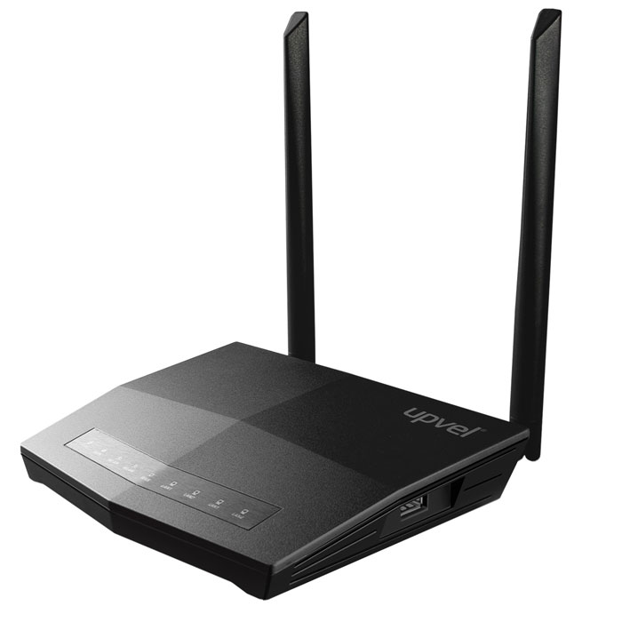 UPVEL UR-515D4G маршрутизаторUR-515D4G UPVEL UR-515D4G маршрутизаторUR-515D4GДвухдиапазонный Wi-Fi роутер UR-515D4G стандарта 802.11n 600 Мбит/с предназначен для объединения в высокоскоростную сеть компьютеров, ноутбуков, игровых приставок и других цифровых устройств. Он подключается к сети Интернет как по стандартному Ethernet-порту, так и с помощью 3G/LTE USB-модемов. Создаёт две сети Wi-Fi: сеть N300 в диапазоне 5ГГц для трансляции HD видео и для других критических к скорости и задержке приложений; и сеть N300 Мбит/c для обычной Интернет-активности.Также, с помощью роутера UR-515D4G можно предоставлять общий доступ к Flash-накопителям или внешним жестким дискам с интерфейсом USB и подключать IP-TV приставку для просмотра цифрового телевидения.Обеспечивает надежную защиту передаваемых данных и позволяет быстро подключать клиентские устройства к Wi-Fi сети благодаря поддержке технологии Wireless Protected Setup (WPS). В комплект поставки входит утилита быстрой настройки роутера.