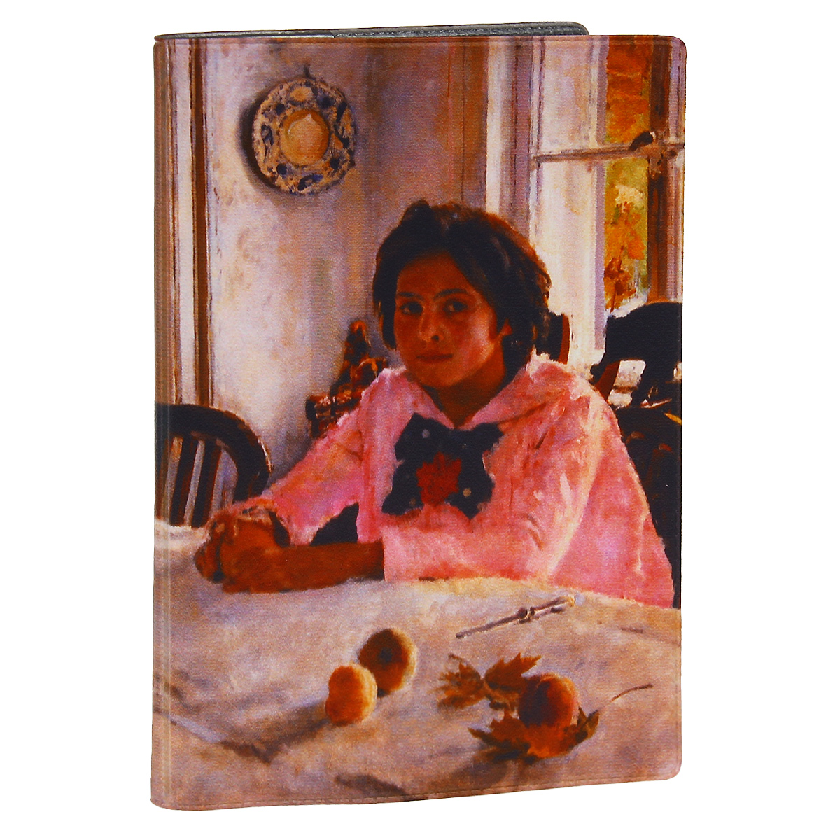 Обложка для паспорта Девочка с персиками В. Серов. OZAM292