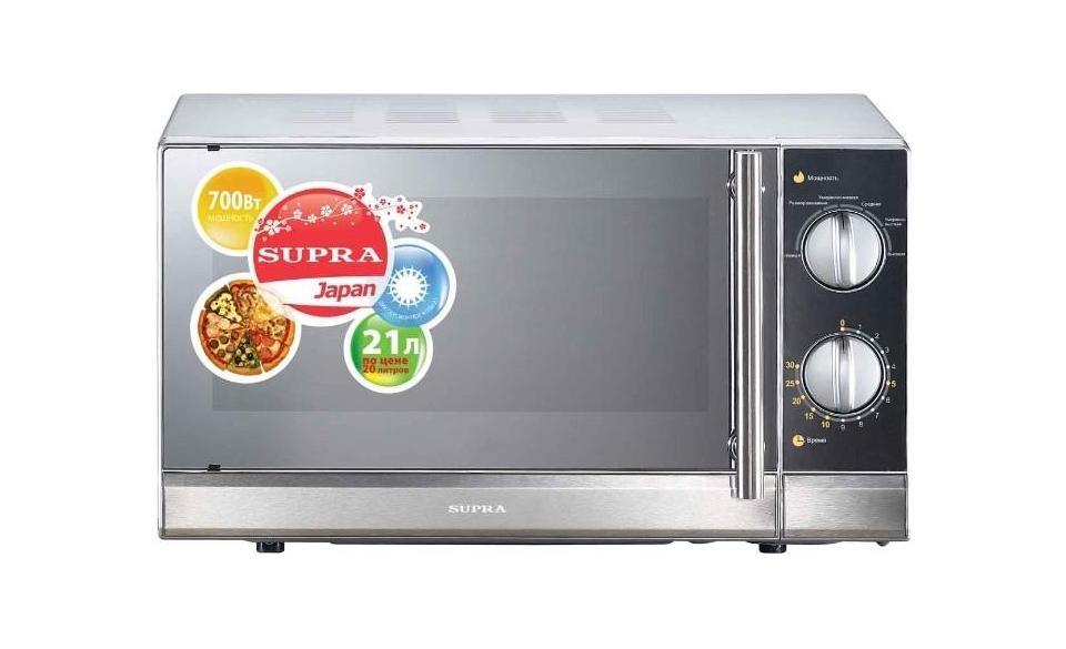 Supra MWS-2129MS СВЧ-печьMWS-2129MS Supra MWS-2129MS СВЧ-печьMWS-2129MSSUPRA MWS-2129MS - это замечательная микроволновая печь, которая состоит из высококачественных и надежных материалов. Модель обладает продолжительным сроком эксплуатации и порадует вас своей функциональностью.
