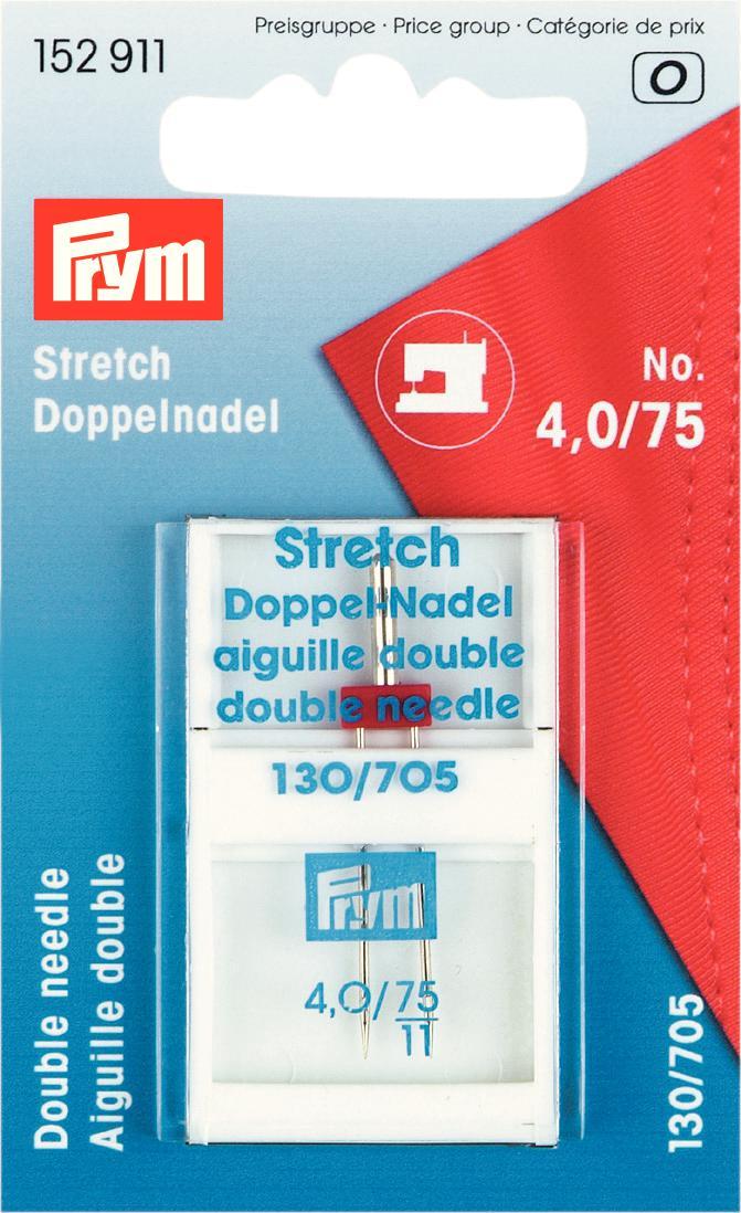 Игла для швейной машины Prym, для двойных строчек, 4 мм, №75152911 Игла для швейной машины Prym, для двойных строчек, 4 мм, №75152911Игла для швейной машины Prym предназначена для двойных строчек на эластичных полотнах. Имеет плоскую колбу и скругленное острие. Подходит для швейных машин со стежкой зигзаг и поперечным челноком. Ширина: 4 мм. Длина: 4 см. Размер: №75.