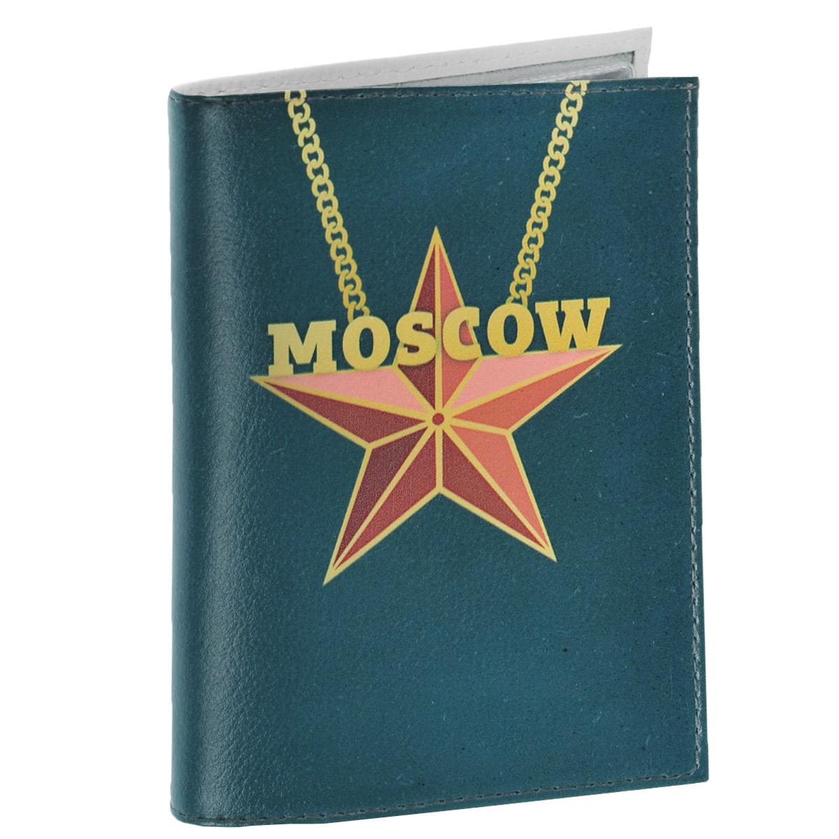 Обложка для автодокументов Moscow Star. AUTO276