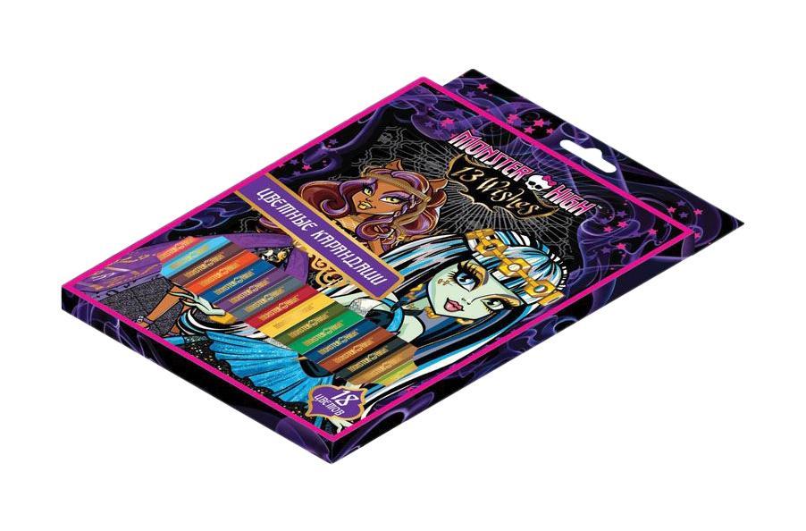 Карандаши цветные Monster High 18 цв. длина 177 мм/карт.уп. 8529085290 Карандаши цветные Monster High 18 цв. длина 177 мм/карт.уп. 8529085290Более 15 лет наша компания радует своих клиентов интересными и актуальными канцелярскими товарами и товарами для творчества!Мы поставляем свою продукцию в 32 страны мира. Немецкий бренд CENTRUM хорошо известен как в Европе, так и в России. Слаженная команда профессионалов, увлеченных своим делом, а также многолетние крепкие связи с поставщиками позволяют нам предоставлять своим клиентам и партнерам отличные условия и привлекательные цены.Мы не останавливаемся на достигнутом и постоянно стремимся вперед, открывая новые направления и возможности для бизнеса.
