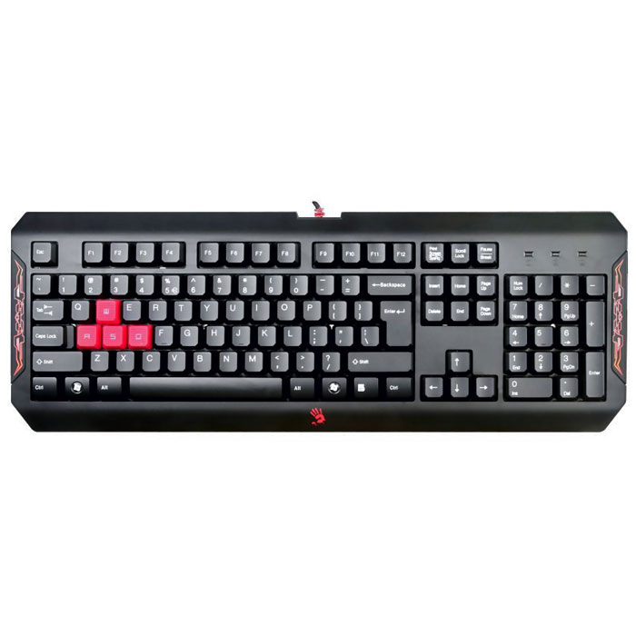 все цены на A4Tech Bloody Q100 (USB), Black клавиатура онлайн