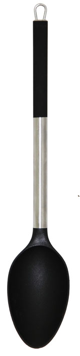 Ложка кухонная Borner Ideal, длина 32 см860889 Ложка кухонная Borner Ideal, длина 32 см860889Кухонная ложка Borner Ideal изготовленная из пластика и нержавеющей стали, незаменима для посуды с антипригарным покрытием. Удобная ручка не позволит выскользнуть ложке из вашей руки и сделает приятным процесс приготовления любого блюда. Благодаря небольшому ушку на конце ручки ложку можно подвесить в удобном для вас месте на кухне.Практичная и удобная кухонная ложка Borner Ideal займет достойное место среди аксессуаров на вашей кухне. Можно мыть в посудомоечной машине.Длина ложки: 32 см. Размер рабочей части: 10,5 см х 6,5 см х 2 см.