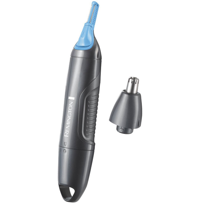 Remington NE3450 Nano Series гигиенический триммерNE3450 Remington NE3450 Nano Series гигиенический триммерNE3450С помощью триммера Remington NE3450 Nano Series вы сможете контролировать нежелательные волоски. Теперь вы можете быстро и легко удалить нежелательные волоски в носу, ушах и бровях, а также в небольших областях бороды.Оснащенный множеством насадок, этот компактный прибор удовлетворит все ваши потребности в уходе за волосами с помощью роторной насадки для носа и ушей и двух вертикальных направляющих насадок для стрижки других деликатных зон на лице, например, бровей.Вертикальный триммер имеет антибактериальное нано-покрытие, которое предотвращает распространение бактерий и уменьшает раздражение кожи.