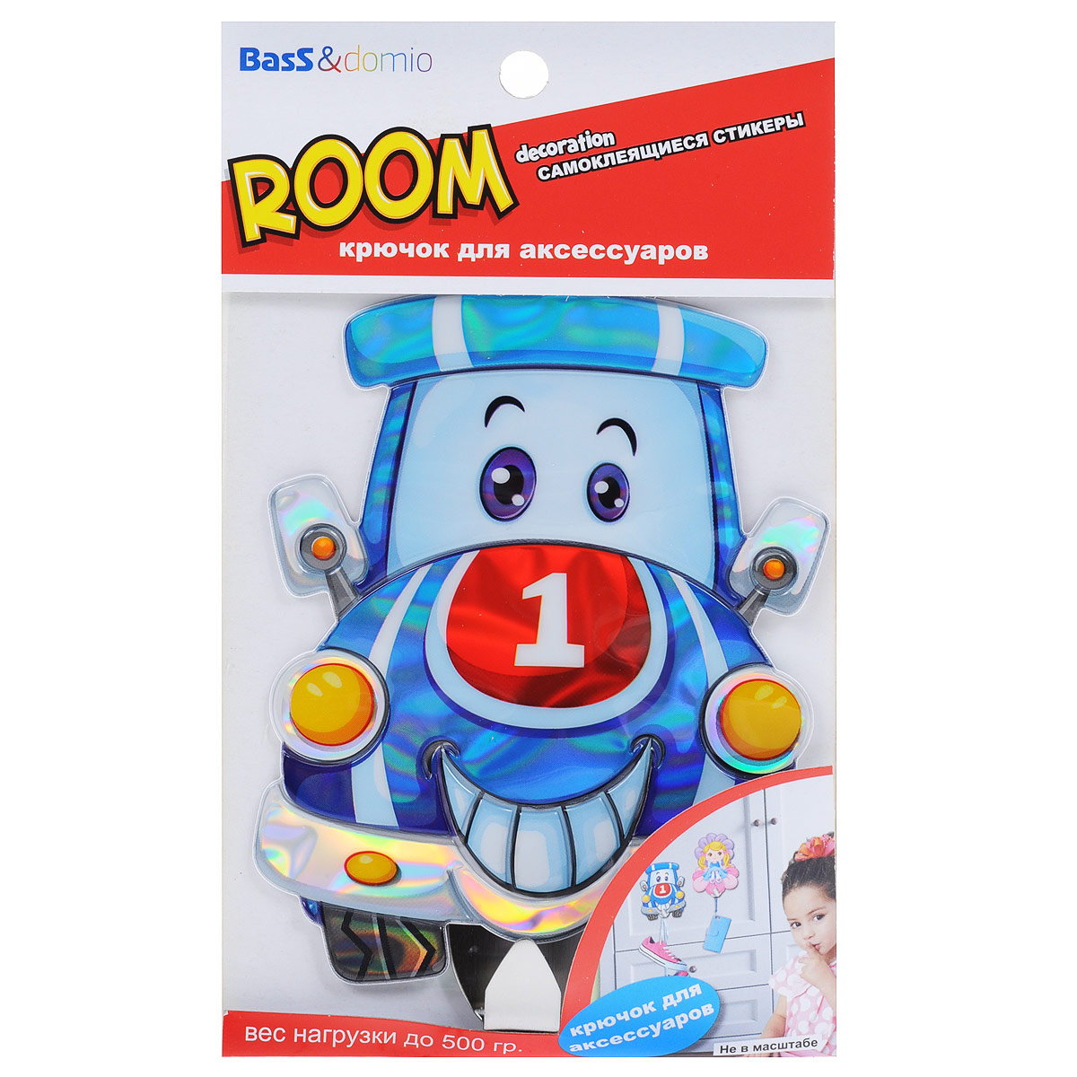 Наклейка для интерьера Room Decoration Тачка, с крючком для аксессуаров, 12 см х 9 смSHA0306 Наклейка для интерьера Room Decoration Тачка, с крючком для аксессуаров, 12 см х 9 смSHA0306Наклейка для стен и предметов интерьера Room Decoration Тачка, изготовленная из экологически безопасной самоклеящейся виниловой пленки и пластика - это удивительно простой и быстрый способ оживить интерьер помещения. Изделие выполнено в виде забавной игрушечной машинки. Наклейка оснащена металлическим крючком для подвешивания различных аксессуаров.Интерьерные наклейки дадут вам вдохновение, которое изменит вашу жизнь и поможет погрузиться в мир ярких красок, фантазий и творчества. Для вас открываются безграничные возможности придумать оригинальный дизайн и придать новый вид стенам и мебели. Наклейки абсолютно безопасны для здоровья. Они быстро и легко наклеиваются на любые ровные поверхности: стены, окна, двери, кафельную плитку, виниловые и флизелиновые обои, стекла, мебель. При необходимости удобно снимаются, не оставляют следов и не повреждают поверхность (кроме бумажных обоев). Наклейка Room Decoration Тачка идеально подойдет для интерьера детской комнаты.