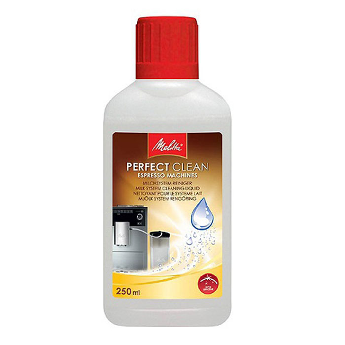 Melitta Perfect Clean очиститель молочной системы для кофемашин1500729 Melitta Perfect Clean очиститель молочной системы для кофемашин1500729Очиститель Melitta Perfect Clean для молочных систем автоматических кофемашин легко и тщательно очищает систему от частиц молока. Высокоэффективная формула гарантирует кристальную чистоту и в то же время очень бережно обрабатывает поверхность молочной системы автоматических кофемашин.