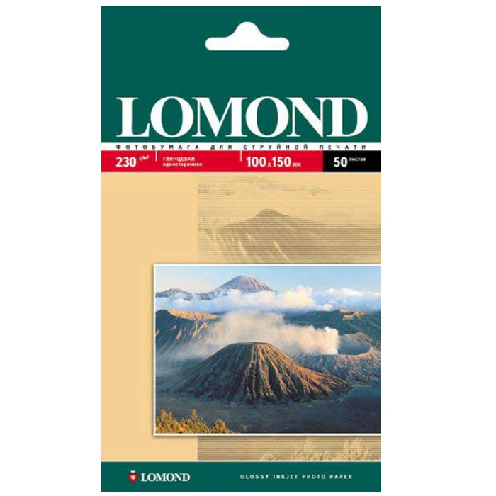 Lomond 230/10x15см/50л, карточка глянцевая односторонняя, 01020350102035 Lomond 230/10x15см/50л, карточка глянцевая односторонняя, 01020350102035Глянцевая односторонняя фотобумага высокой плотности для печати фотографий с разрешением до 2880 dpi на принтерах, использующих водорастворимые чернила.Глянцевые бумаги имеют гладкую блестящую поверхность. Они наилучшим образом передают яркие, насыщенные цвета с множеством оттенков и цветовых градаций. Глянцевые бумаги по виду наиболее соответствуют фотографии. Это лучшие бумаги для печати ярких фотореалистичных изображений. На глянцевых бумагах лучше печатать водорастворимыми чернилами. Пигментные чернила, содержащие крупные частицы, могут немного смазываться. Водорастворимые чернила быстро впитываются и сохнут, обеспечивая насыщенное стойкое изображение. Глянцевые бумаги Lomond производятся по технологиям LС и LD.