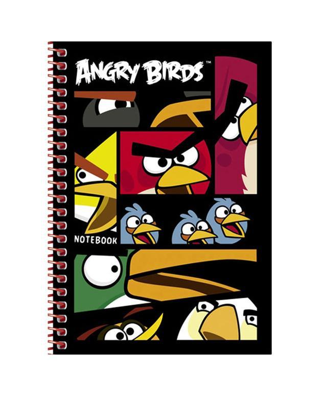 Записная книжка 140л А6ф 105х140мм клетка на пластик.спирали-ANGRY BIRDS-140ЗК6B1пс_10732 Записная книжка 140л А6ф 105х140мм клетка на пластик.спирали-ANGRY BIRDS-140ЗК6B1пс_10732Записная книжка А6 формата (105х140 мм) Листаж - 140 листов в клетку. На пластиковой спирали Тип разметки: В клетку; тип бумаги: Шелковисто-матовая; формат: А6; обложка: пластик; пол: унисекс; способ крепления: Спираль; упаковка: Коробка картонная