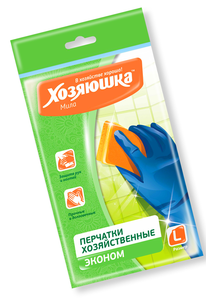 Перчатки хозяйственные Хозяюшка Мила Эконом, латексные. Размер L17020 Перчатки хозяйственные Хозяюшка Мила Эконом, латексные. Размер L17020Перчатки из прочного латекса предназначены для всех видов хозяйственных работ: садовых и малярных работ, мытья посуды, чистки овощей. Прочные и долговечные.