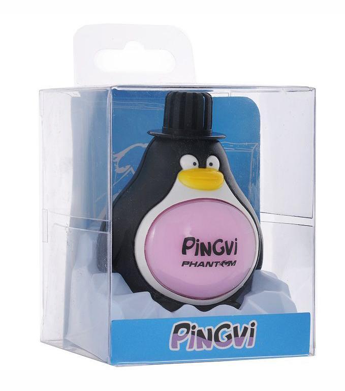 Ароматизатор PinGvi Орхидея, 45 млPH3183 Ароматизатор PinGvi Орхидея, 45 млPH3183Ароматизатор Pingvi предназначен для придания приятного запаха орхидеи воздуху в вашем доме, машине, офисе. Стойкий аромат до 50 дней. Ароматизатор выполнен в виде пингвина.Инструкция по применению:1. Снимите внешнюю крышку и удалите внутреннюю крышку.2. Плотно закрепите внешнюю крышку на теле ароматизатора.3. Закрепите ароматизатор на любой чистой, плоской, сухой поверхности, используя клейкую основу.Внимание! Храните продукт в местах, недоступных для детей и домашних животных. Избегайте контакта с глазами. Не употреблять в пищу. Характеристики:Материал: пластик, ароматическая отдушка. Размер упаковки: 7 см х 7 см х 9 см. Цвет: черный, белый. Артикул: PH3183.