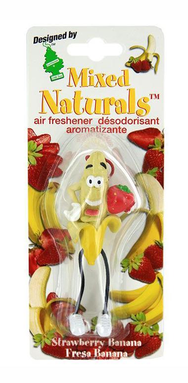 Ароматизатор Car-Freshner Mixed Naturals Клубника с бананомCTK-51802 Ароматизатор Car-Freshner Mixed Naturals Клубника с бананомCTK-51802Оригинальный ароматизатор Car-Freshner Mixed Naturals, выполненный в виде забавной фигурки, эффективно нейтрализует посторонние запахи и наполняет воздух яркими насыщенными ароматами.Подвесьте ароматизатор за шнурок в любом удобном месте - в салоне автомобиля, дома или в офисе - и получайте удовольствие!Характеристики: Размер ароматизатора:8 см x 4 см x 4 смИзготовитель:КитайАртикул:CTK-51802