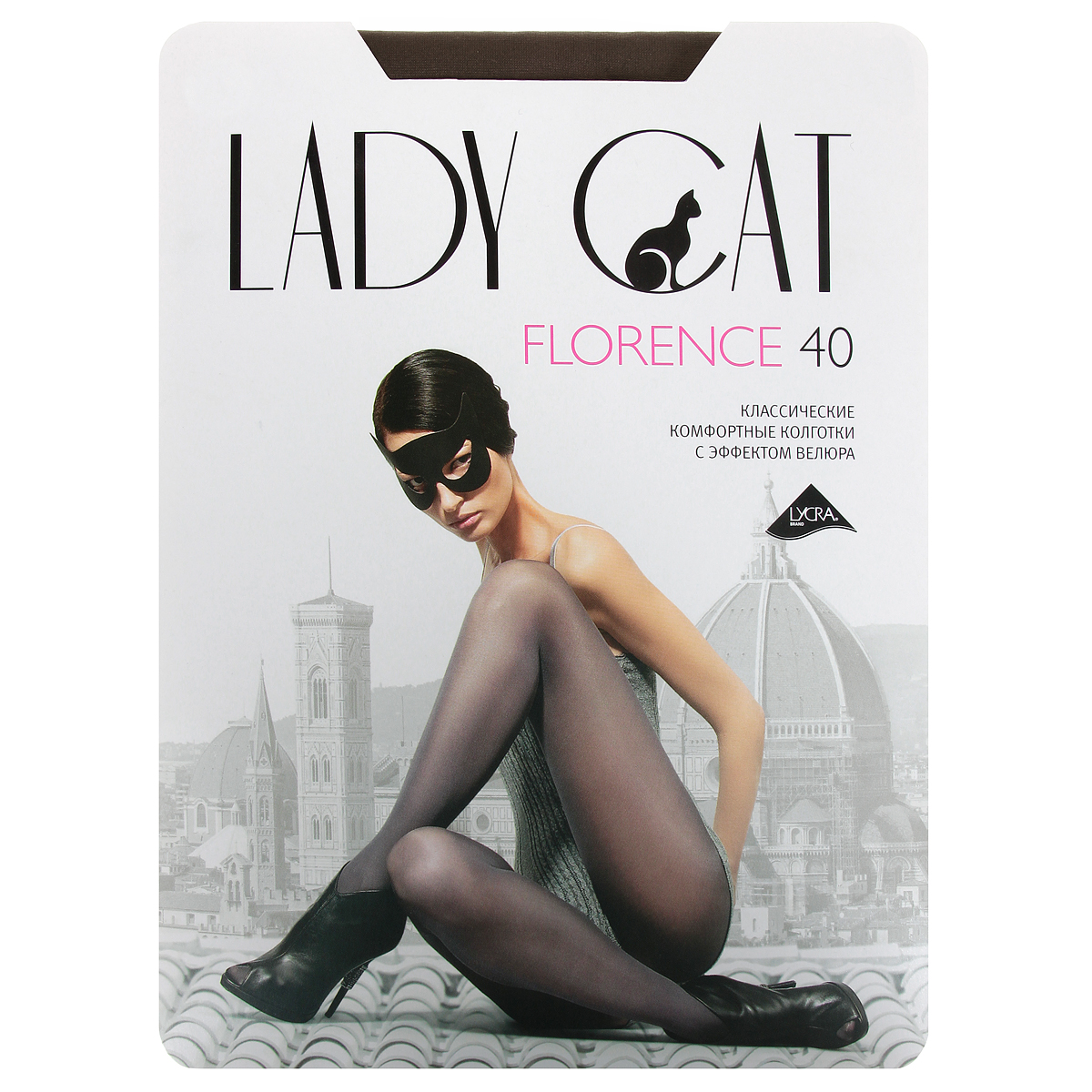 Колготки Грация Lady Cat Florence 40, цвет: дымчатый. Размер 4