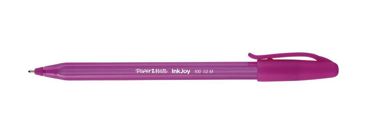 Ручка шариковая INKJOY 100, с колпачком,розовая пластик тонир., корпус в цвет чернил, 1ммPM-S0977320 Ручка шариковая INKJOY 100, с колпачком,розовая пластик тонир., корпус в цвет чернил, 1ммPM-S0977320Особенности: Треугольный корпусТонированный корпус в цвет чернил