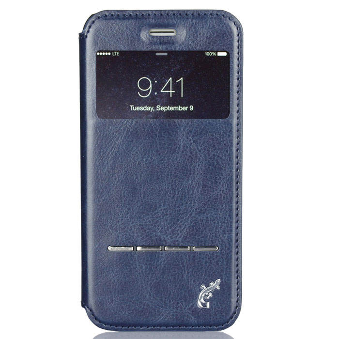 G-Case Slim Premium чехол для iPhone 6 Plus, Dark BlueGG-548 G-Case Slim Premium чехол для iPhone 6 Plus, Dark BlueGG-548С каждым новым поколением электронных устройств планшеты становятся технически более мощными, интеллектуальными аксессуарами с массой функций и возможностей. Однако их прочность оставляет желать лучшего. Именно поэтому нужно сразу позаботиться о защите от ударов и прочих повреждений своего гаджета и купить чехол G-Case Slim Premium для iPhone 6 Plus. Только тогда можно спать спокойно и быть уверенным в полной сохранности своего электронного друга. Благодаря тщательной продуманности конструкции вплоть до мельчайших деталей футляр становится изысканным и стильным аксессуаром и дополнением к айфону. Модный и практичный флип-кейс, благодаря высококачественному и прочному материалу, обеспечивает стопроцентную ежедневную защиту устройства от проникновения внутрь корпуса влаги, налипания на дисплей грязи и скапливания пыли. Все, что нужно для защиты планшета от ударов и падений, так это купить чехол G-Case Slim Premium. Комфорт пользования очевиден. Это и свободный доступ ко всем необходимым портам и разъемам, и возможность фото- и видеосъемки, и открытость клавиш. Вы можете фотографировать, снимать видео, слушать музыку через наушники и заряжать устройство без необходимости снимать чехол. Элегантный ультратонкий флип-кейс придаст утонченности и шарма не только самому аксессуару, но и его владельцу. Специальная пропитка поверхности футляра увеличивает антискользящие свойства материала, за счет чего он не выскальзывает из кармана, сумки или портфеля, а также удобно располагается в руке. Кроме того, на передней и задней крышках обложки не будут оставаться отпечатки пальцев. Флип-кейс надежно защищает устройство от любых повреждений при активном ежедневном использовании.