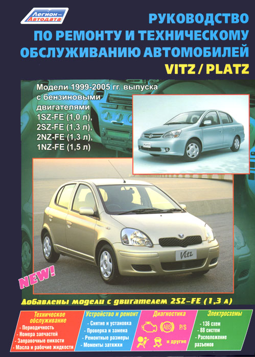 Toyota Vitz / Platz.  1999-2005 .     1SZ-FE (1,0 ), 2SZ-FE (1,3 ), 2NZ-FE (1,3 )  1NZ-FE (1,5 ).       