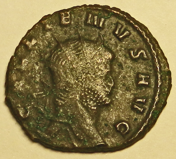 Монета антониниан. Галлиен, 265-268 гг. Биллон. Античный Рим