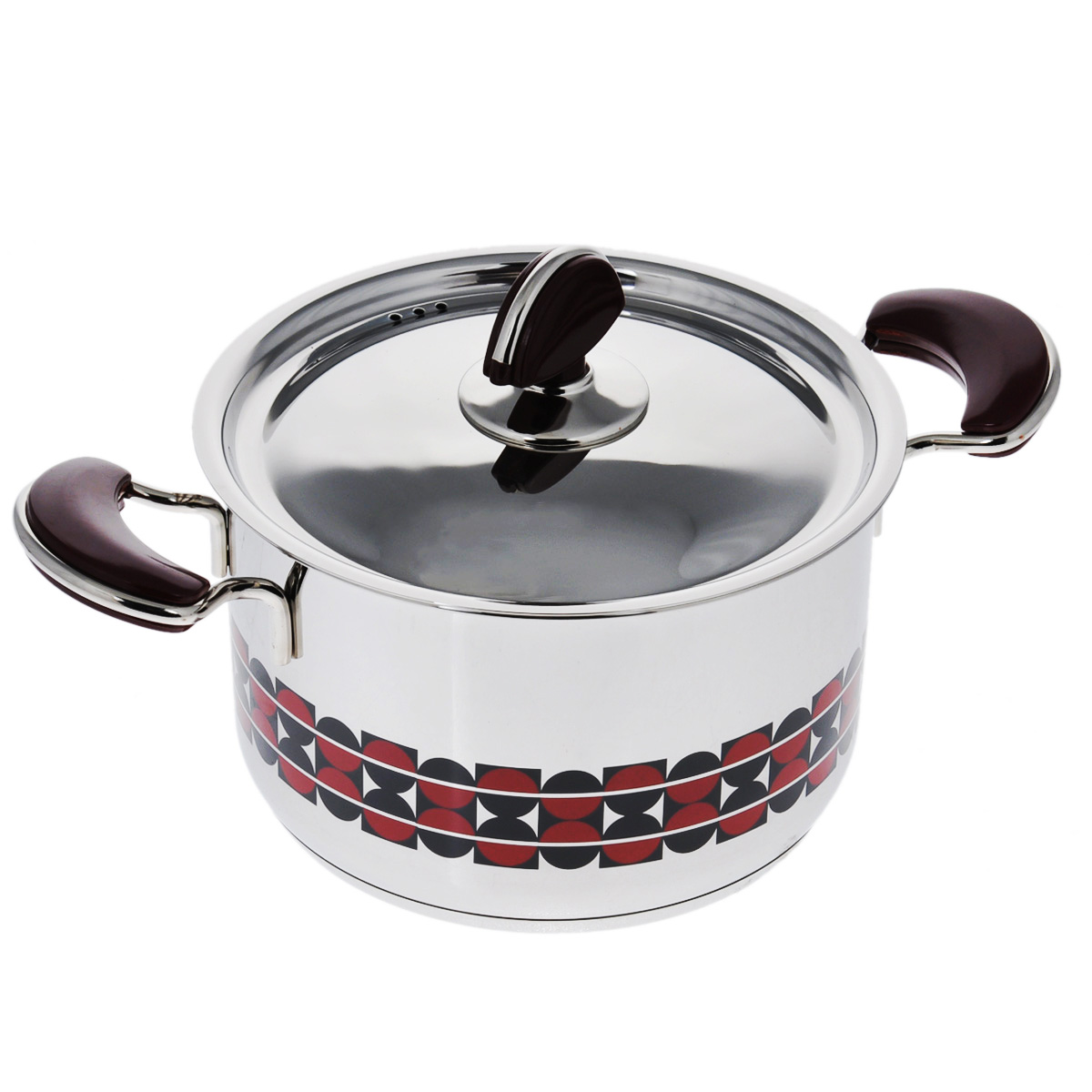 Кастрюля Kitchen-Art EX Pot с крышкой, 2,2 лZH3002 Кастрюля Kitchen-Art EX Pot с крышкой, 2,2 лZH3002Кастрюля Kitchen-Art EX Pot выполнена из высококачественной нержавеющей стали Премиум-ЛЮКС с зеркальной полировкой. Внешние стенки оформлены красивым геометричным рисунком в стиле Luxury. Дно изделия с трехслойным напылением, легкое, но очень прочное. Модный европейский дизайн, обтекаемые линии и формы. Для удобного использования ручки из нержавеющей стали оснащены бакелитовыми вставками бордового цвета. Крышка выполнена из нержавеющей стали со специальными отверстиями для выпуска пара. Подходит для всех типов плит, включая индукционные. Можно мыть в посудомоечной машине.Высота стенки: 12 см. Ширина (с учетом ручек): 31 см. Толщина стенки: 2 мм. Толщина дна: 4 мм.Диаметр дна: 16 см.