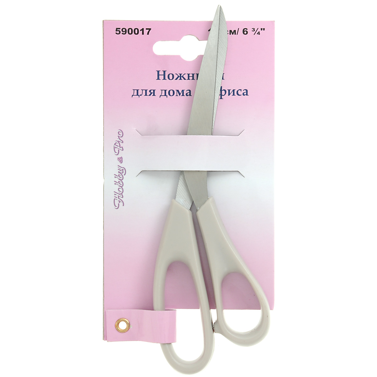 Ножницы Hobby&Pro, для дома и офиса, длина 17 см7705117 Ножницы Hobby&Pro, для дома и офиса, длина 17 см7705117Ножницы Hobby&Pro изготовлены из нержавеющей стали. Ножницы идеально подходят для работ дома, в школе и офисе. Рукоять изготовлена из высококачественного пластика. Ножницы Hobby&Pro, предназначенные для любых работ по дому, в школе и в офисе, станут вашим незаменимым помощником. Длина ножниц: 17 см. Длина лезвия: 6 см. Ширина лезвия: 1 см.