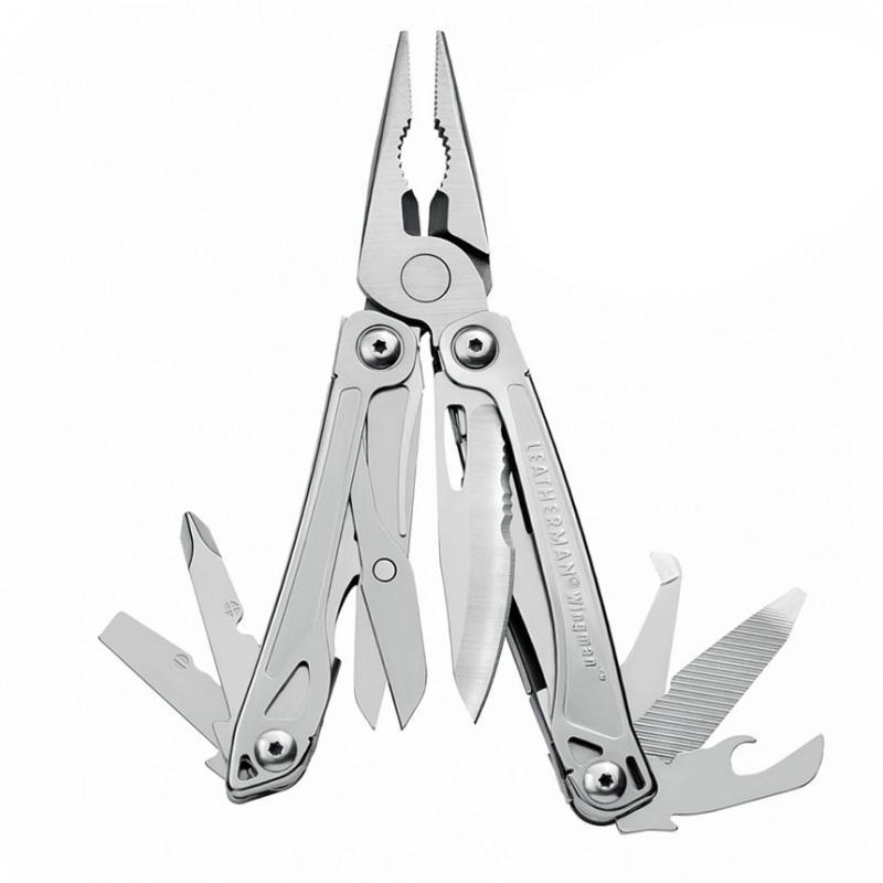 Leatherman Wingmanмультитул. 831437831437 Leatherman Wingmanмультитул. 831437831437Leatherman Wingman - это маленький инструмент из нержавеющей стали с большими возможностями. Станет незаменимым помощником в походе и быту. Инструменты: Пружинные острогубцыПружинные плоскогубцыПружинные кусачки для проволокиНож из нержавеющей стали 420 НС с комбинированной заточкойИнструмент для вскрытия упаковкиНапильник по дереву / металлуНожницыМалая отверткаСредняя отверткаОтвертка PhillipsЛинейка (длина 1,5 дюйма)Открывалка для бутылокКонсервный ключИнструмент для снятия изоляцииВсе опции фиксируются от случайного закрытия.Особенности: Корпус из нержавеющей стали;Рукоятки из нержавеющей стали;25 летняя гарантия;Подарочная упаковка. Характеристики: Длина: 15,5 см. Материал: нержавеющая сталь. Артикул: 831437. Производитель: США.Гарантийный срок 25 лет. Возврат товара возможен только через сервисный центр.Гарантийный центр:м. ВДНХ, Ботанический сад129223, г. Москва, Проспект Мира, 119, ВВЦ, строение 323+7 495 974 3494service@omegatool.ruВремя работы сервисного центра: Пн-чт: 10.00-18.00Пт: 10.00- 17.00Сб, Вс: выходные дниСб, Вс: выходные дниАдрес:129223, Россия, Москва, пр-кт Мира, 119 (ВВЦ), павильон 53.