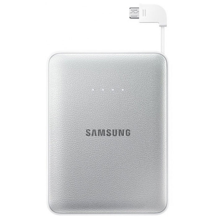 Samsung EB-PG850B, Silverвнешний аккумуляторEB-PG850BSRGRU Samsung EB-PG850B, Silverвнешний аккумуляторEB-PG850BSRGRUSamsung EB-PG850BCRGRU Pink Fox - это не просто внешний аккумулятор, но и самое настоящее украшение вашей сумки, а также забота о природе и вымирающих животных. Часть доходов от продажи этого устройства производитель направляет на сохранение вымирающих видов. Используемая в этой модели батарея обладает высокой емкостью 8400 мАч, чего достаточно для зарядки нескольких устройств. Причем делать вы можете это даже одновременно: Samsung EB-PG850B поддерживает параллельное подключение двух заряжаемых гаджетов, 5-уровневый индикатор показывает степень разряженности аккумулятора. Проверить состояние устройства можно одним нажатием клавиши. Аккумуляторные элементы Samsung SDI, используемые в этой модели, прошли тщательные испытания под контролем технических специалистов Samsung. Поэтому вы можете не волноваться о надежности устройства
