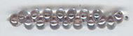 Бисер Drops 8мм (38618) прозрачный с цветным центром, 50гр Preciosa