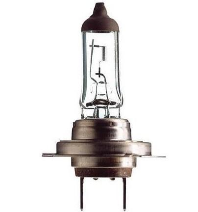Лампа автомобильная галогенная Philips LongLife EcoVision, для фар, цоколь H7 (PX26d), 12V, 55W12972LLECOB1 (бл.) Лампа автомобильная галогенная Philips LongLife EcoVision, для фар, цоколь H7 (PX26d), 12V, 55W12972LLECOB1 (бл.)Автомобильная галогенная лампа Philips LongLife EcoVision произведена из запатентованного кварцевого стекла с УФ-фильтром Philips Quartz Glass. Кварцевое стекло Philips с УФ фильтром в отличие от обычного твердого стекла выдерживает гораздо большее давление смеси газов внутри колбы, что препятствует быстрому испарению вольфрама с нити накаливания. Кварцевое стекло выдерживает большой перепад температур, при попадании влаги на работающую лампу изделие не взрывается и продолжает работать. Срок службы лампы Philips LongLife EcoVision в 4 раза больше, чем у стандартной лампы, поэтому ее выбирают водители, которые хотят сократить затраты на техническое обслуживание своих автомобилей. С такими лампами водителям не нужно беспокоиться о замене ламп для головного освещения на протяжении 100 000 км. Автомобильные галогенные лампы Philips удовлетворят все нужды автомобилистов: дальний свет, ближний свет, передние противотуманные фары, передние и боковые указатели поворота, задние указатели поворота, стоп-сигналы, фонари заднего хода, задние противотуманные фонари, освещение номерного знака, задние габаритные/стояночные фонари, освещение салона.