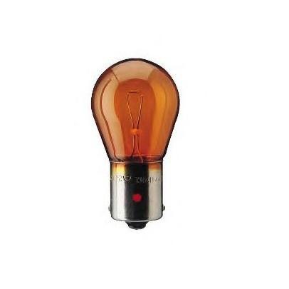 Лампа автомобильная галогенная сигнальная Philips Vision, цоколь BAU15s, 12V, 21W, 2 шт12496NAB2 (бл.) Лампа автомобильная галогенная сигнальная Philips Vision, цоколь BAU15s, 12V, 21W, 2 шт12496NAB2 (бл.)Автомобильная лампа Philips Vision изготовлена из запатентованного кварцевого стекла с УФ-фильтром Philips Quartz Glass. Кварцевое стекло в отличие от обычного стекла выдерживает гораздо большее давление и больший перепад температур. При попадании влаги на работающую лампу, лампа не взрывается и продолжает работать. Лампа Philips Vision производит на 30% больше света по сравнению со стандартной лампой, благодаря чему стоп-сигналы или указатели поворота будут заметны с большего расстояния. Применение лампы:- передний указатель поворота; - задний указатель поворота; - фонарь подсветки государственного регистрационного знака; - задний противотуманный фонарь; - габаритный фонарь/стояночный фонарь; - стоп-сигнал; - дневные ходовые огни; - задний фонарь. Лампа Philips Vision отличается высокой эффективностью, соответствуя всем современным требованиям.