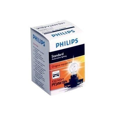 Сигнальная автомобильная лампа Philips PY24W 12V-24W (PGU20/4) (серебристый дизайн) HiPerVision Silver Vision. 12274SV+C112274SV+C1 Сигнальная автомобильная лампа Philips PY24W 12V-24W (PGU20/4) (серебристый дизайн) HiPerVision Silver Vision. 12274SV+C112274SV+C1Автомобильные лампы Philips - ваш надежный путеводитель на дорогах. Грамотно продуманный ассортимент и ценовая политика Philips позволяют автомобилисту подобрать автомобильную лампу согласно своих пожеланий. Классическое решение от Philips различного назначения для всех видов автомобилей.Напряжение: 12 вольт