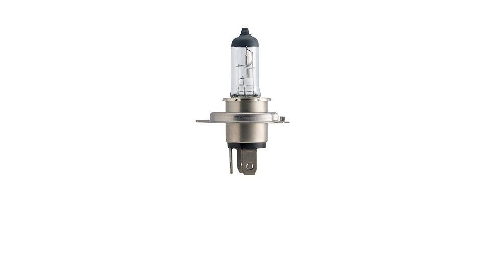 Лампа автомобильная галогенная Philips Vision, для фар, цоколь H4 (P43t), 12V, 60/55W12342PRB1 (бл.) Лампа автомобильная галогенная Philips Vision, для фар, цоколь H4 (P43t), 12V, 60/55W12342PRB1 (бл.)Автомобильная галогенная лампа Philips Vision произведена из запатентованного кварцевого стекла с УФ фильтром Philips Quartz Glass. Кварцевое стекло Philips в отличие от обычного твердого стекла выдерживает гораздо большее давление смеси газов внутри колбы, что препятствует быстрому испарению вольфрама с нити накаливания. Кварцевое стекло выдерживает большой перепад температур, при попадании влаги на работающую лампу изделие не взрывается и продолжает работать. Лампы Philips Vision дают на 30% больше света по сравнению со стандартными лампами. Они создают превосходный световой поток, отличаются приемлемой ценой и соответствуют стандартам качества для оригинального оборудования. Благодаря улучшенному распределению света лампы Philips Vision способны освещать дорогу на большем расстоянии, повышая безопасность и комфорт вождения. Автомобильные галогенные лампы Philips удовлетворят все нужды автомобилистов: дальний свет, ближний свет, передние противотуманные фары, передние и боковые указатели поворота, задние указатели поворота, стоп-сигналы, фонари заднего хода, задние противотуманные фонари, освещение номерного знака, задние габаритные/стояночные фонари, освещение салона.