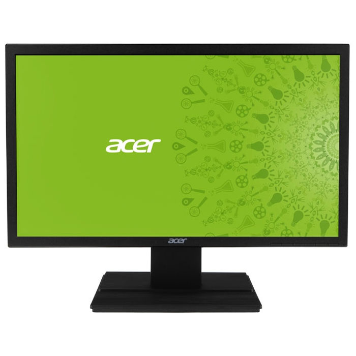 Acer V246HLBD, Black мониторUM.FV6EE.002 Acer V246HLBD, Black мониторUM.FV6EE.002Купить ЖК монитор Acer V246HLbd - значит стать обладателем превосходного устройства визуализации для компьютерных игр, который благодаря быстрой TN матрице с малым временем отклика в 5 мс обеспечит плавный геймплей и отсутствие эффекта размытости движущихся объектов в динамичных играх. Широкоформатный LCD монитор Acer V246HLbd оснащен матовым 24 дюймовым экраном с соотношением сторон 16:9 и разрешением 1920 x 1080 пикселей, который обеспечивает не только отсутствие бликов, но и высокую детализацию изображения в фильмах и играх Full HD качества. С помощью дополнительно приобретаемого кронштейна VESA вам не составит никакого труда закрепить ЖК монитор Acer V246HLbd на стене.