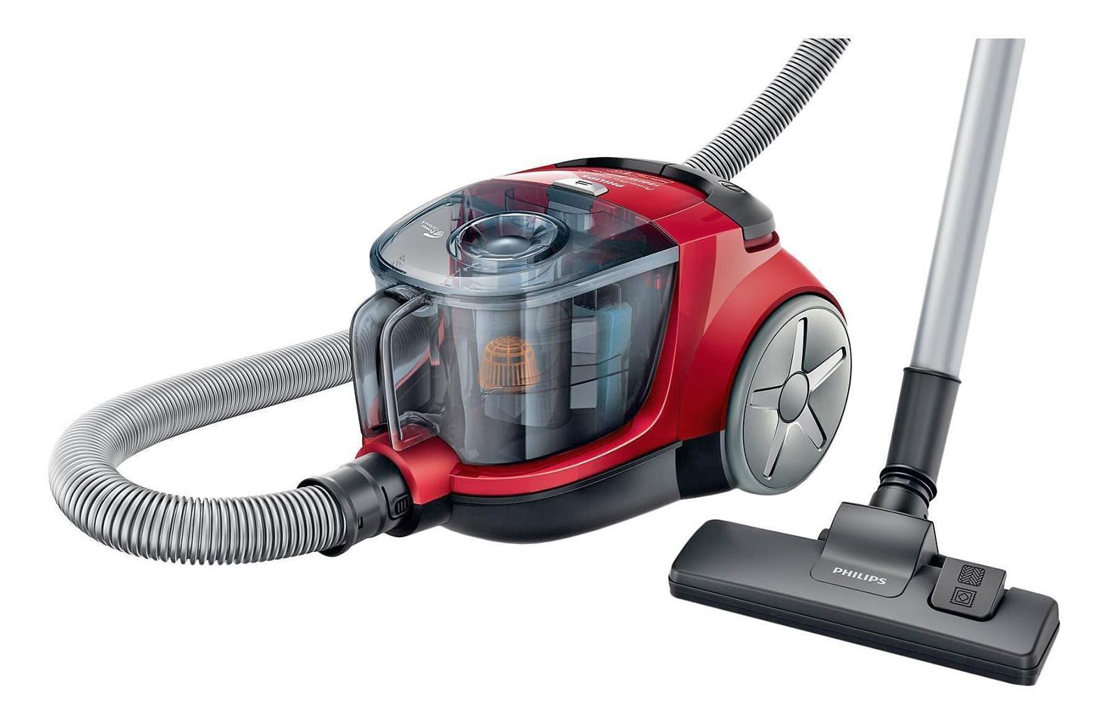 Philips FC8474/01 PowerPro Compact безмешковый компактный пылесосFC8474/01 Philips FC8474/01 PowerPro Compact безмешковый компактный пылесосFC8474/01Новый пылесос Philips FC8474/01 с технологией PowerCyclone 4 и усовершенствованным контейнером для пыли обеспечивает невероятно высокую мощность всасывания. Технология PowerCyclone 4 мгновенно отделяет пыль от воздухаТехнология PowerCyclone 4 усиливает воздушный поток и повышает эффективность, мгновенно отделяя пыль от воздуха. Идеальный результат обеспечивается за счет одновременного выполнения следующих действий: 1) прямой и гладкий воздухозаборник PowerCyclone всасывает воздух с большой скоростью; 2) быстрая циркуляция воздуха обеспечивает эффективное отделение воздуха и оседание частичек пыли в циклонической камере. Мощный мотор 1800 ВтМотор 1800 Вт обеспечивает мощность всасывания 350 Вт и гарантирует идеальные результаты уборки. Фильтр HEPA улавливает микроскопических паразитов, вызывающих аллергиюГофрированный HEPA-фильтр имеет большую поверхность и отличается высокой очищающей способностью. Благодаря циклонной системе фильтр долго не засоряется и обеспечивает отличные результаты на протяжении длительного срока. Улучшенная конструкция контейнера для удобной очисткиСпециальная конструкция контейнера для сбора пыли во время его очистки не дает образовываться облаку пыли. Благодаря его особой конструкции и сглаженным краям вся собранная пыль скапливается на одной стороне контейнера и плавно сбрасывается в мусорное ведро. Удлиненная эргономичная ручка упрощает уборку даже самых труднодоступных местЭргономичная ручка удобна в использовании. Удлиненная конструкция позволяет убирать пыль даже в труднодоступных местах. Турбо щетка удаляет на 25% больше волос и пылиНасадка Turbo со щеткой служит для глубокой очистки ковров, а также для быстрого сбора волос и пуха. Вращающаяся щетка эффективно удаляет частицы пыли и волосы, обеспечивая повышение производительности уборки ковров на 25%. Колесики насадки защищают твердые полы от повреждений.