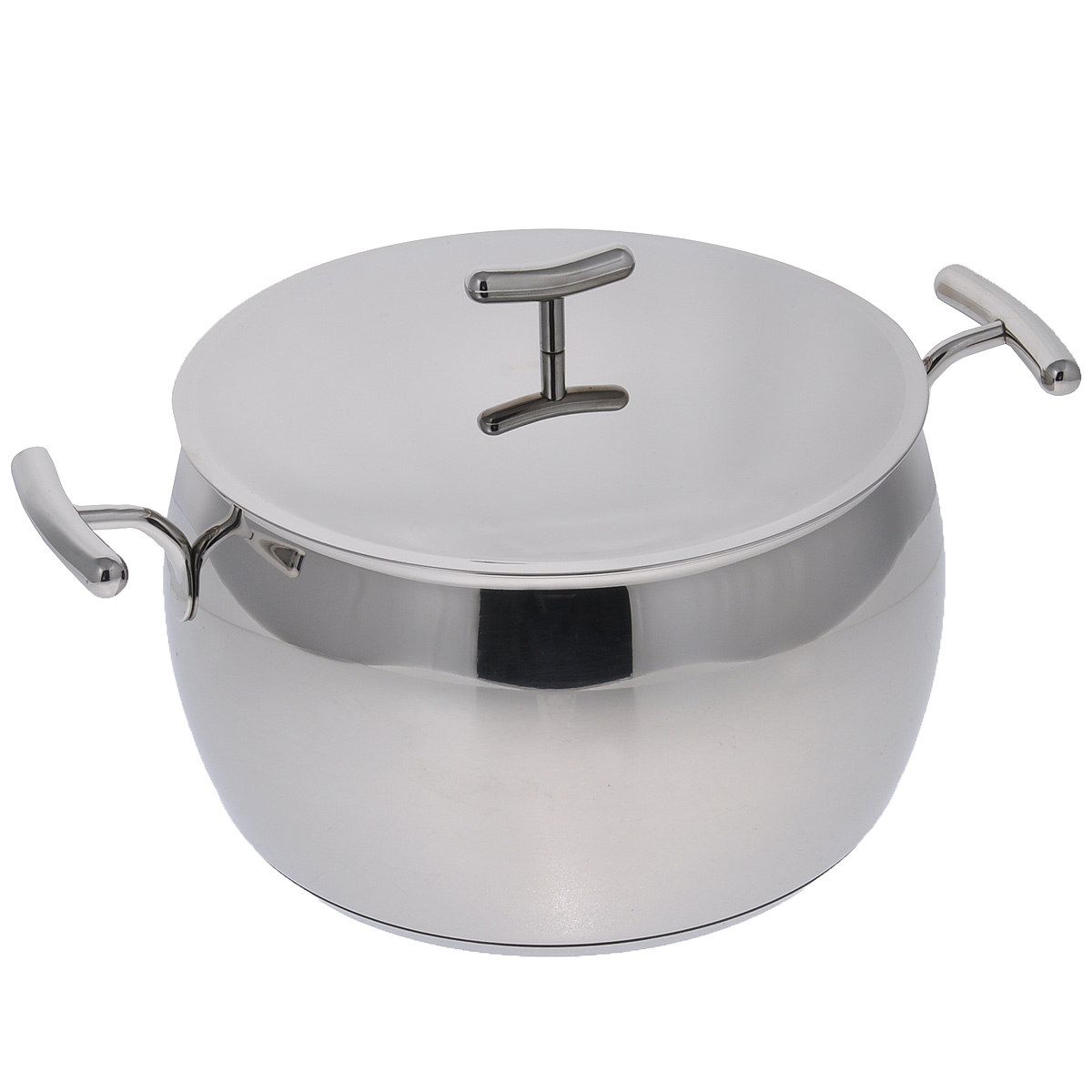 Кастрюля Silampos Yumi с крышкой, 5,65 л636122AC6622 Кастрюля Silampos Yumi с крышкой, 5,65 л636122AC6622Кастрюля Silampos Yumi изготовлена из высококачественной нержавеющей стали с матовой внутренней и зеркальной внешней полировкой. Термическое дно Impact Disc Plus выдерживает температуры до двух раз превосходящие максимальную температуру, необходимую для приготовления пищи. Изделие оснащено прочными стальными ручками. Специальные изогнутые бортики посуды обеспечивают легкое и аккуратное выливание жидкости. Крышка, выполненная из нержавеющей стали, плотно прилегает к краю посуды.Кастрюлю можно использовать на всех типах плит, включая индукционные. Можно мыть в посудомоечной машине. Высота стенки: 14,5 см. Толщина стенки: 1 мм. Толщина дна: 5 мм. Ширина кастрюли с учетом ручек: 33 см.
