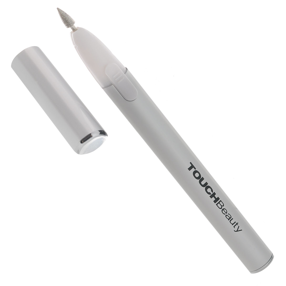 Touchbeauty Маникюрный набор 3в1 Micro Nail Polisher. AS-0676AS-0676 Touchbeauty Маникюрный набор 3в1 Micro Nail Polisher. AS-0676AS-0676Набор представляет собой маникюрный прибор с тремя насадками. Карборундовая насадка - используется для сглаживания краев ногтя. Насадка из алунда - сглаживание краев и удаление кутикулы. Ворсистая насадка - финишная полировка поверхности ногтя. Стильный миниатюрный дизайн в форме карандаша, алюминиевый корпус, малые размеры и легкий вес - отличный дорожный вариант, легко помещается в косметичку. Прибор работает от 1 батарейки ААА (в комплект не входит). Товар сертифицирован.