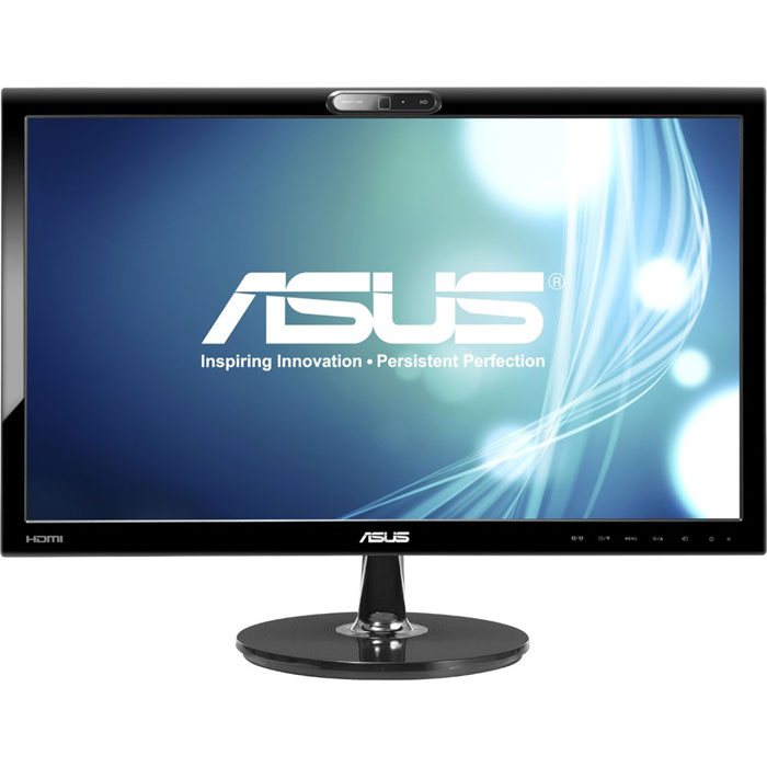 ASUS VK228H, Black монитор90LMF9101Q03241C- ASUS VK228H, Black монитор90LMF9101Q03241C-Технология ASUS Smart Contrast Ratio:Благодаря технологии ASCR, которая динамически изменяет яркость подсветки в зависимости от текущего изображения, контрастность данного монитора достигает фантастического уровня - 50.000.000:1!Формат Full-HD и интерфейс HDMI:Данный монитор обладает разрешением 1920x1080 пикселей и, таким образом, поддерживает формат видео Full-HD 1080p. Для подключения к источнику видеосигнала служит разъем HDMI.Видео-общение в режиме реального времени:Встроенная HD веб-камера позволяет общаться по Сети с родными или с партнерами по компьютерной игре. Благодаря функции автоматической коррекции она обеспечивает высокое качество изображения даже при низком уровне внешнего освещения. Удобное и простое подключение по USB без установки дополнительных драйверов.Технология Splendid Video Intelligence:Эксклюзивная технология Splendid Video Intelligence позволяет быстро настраивать монитор в соответствии с текущими задачами и условиями (игры, просмотр фото, работа в ночное время и т.д.), чтобы получить максимально качественное изображение. Всего доступно шесть вариантов настройки. Между ними можно легко переключаться нажатием на специально выделенную для этого кнопку.Виртуальная линейка ASUS QuickFit:ASUS QuickFit представляет собой виртуальную линейку, которую можно отобразить на экране нажатием горячей клавиши, чтобы понять, насколько изображение соответствует тому или иному формату, не распечатывая его на бумаге.