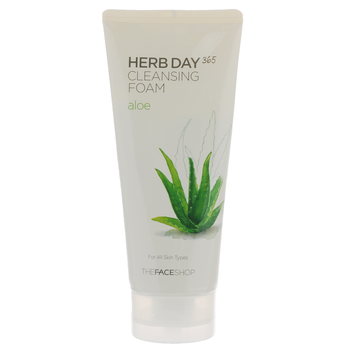 The Face Shop Пенка для умывания Herb Day 365, очищающая, с экстрактом алое, для всех типов кожи, 170 млУТ000000799 The Face Shop Пенка для умывания Herb Day 365, очищающая, с экстрактом алое, для всех типов кожи, 170 млУТ000000799Пенка для умывания Herb Day 365 содержит экстракт алоэ вера и комплекс экстрактов лекарственных трав. Мягко очищает кожу лица, мягко удаляет мертвые клетки и загрязнения пор. Эффективно успокаивает, обладает осветляющим эффектом и увлажняет кожу лица. Экстракт алоэ вера содержит огромное количество биологически активных веществ, из которых наиболее важными для кожи являются: каротин, витамины С и Е, защищающие кожу от повреждающего действия свободных радикалов и преждевременного старения; комплекс полисахаров с высокой влагоудерживающей и иммуностимулирующей способностью; салициловая кислота, эфирные масла и стерины, оказывающие антибактериальное и противовоспалительное действие.Товар сертифицирован.