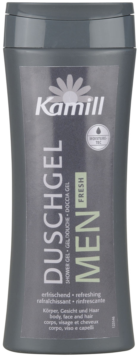 Kamill Шампунь и гель для душа 2в1 Fresh, для мужчин, 250 мл26950304 Kamill Шампунь и гель для душа 2в1 Fresh, для мужчин, 250 мл26950304Шампунь-гель Kamill 2в1 Fresh - свежесть каждый день! Содержит ценные экстракты водяной мяты и ромашки. Экстракт ромашки действует на кожу успокаивающе. Экстракт водяной мяты придает сил и оставляет приятные бодрящие ощущения на коже и волосах.Эффективная формула с технологией Moisture-Tec препятствует образованию сухости кожи после принятия душа. Обладает освежающим мужским ароматом.Не содержит красителей, минеральных масел и парафинов. Товар сертифицирован.
