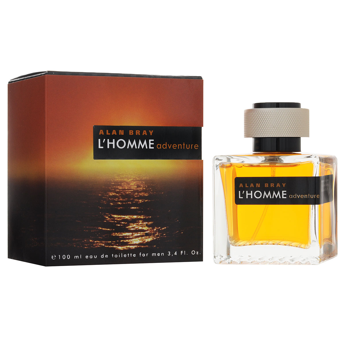 Alan Bray Туалетная вода LHomme Adventure, мужская, 100 мл2001010967 Alan Bray Туалетная вода LHomme Adventure, мужская, 100 мл2001010967Элегантный мужской аромат LHomme Adventure от Alan Bray. Классификация аромата: ориентальный.Пирамида аромата:Верхние ноты: бергамот, яблоко, герань.Ноты сердца: ветивер, сандал, кедр.Ноты шлейфа: гвоздика, корица, дубовый мох, мускус. Ключевые словаИнтригующий, теплый, элегантный!Туалетная вода - один из самых популярных видов парфюмерной продукции. Туалетная вода содержит 4-10%парфюмерного экстракта. Главные достоинства данного типа продукции заключаются в доступной цене, разнообразии форматов (как правило, 30, 50, 75, 100 мл), удобстве использования (чаще всего - спрей). Идеальна для дневного использования. Товар сертифицирован.