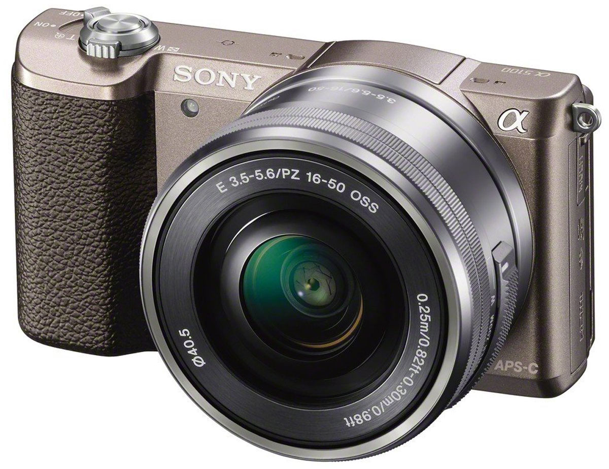 Sony Alpha A5100 Kit 16-50mm E PZ, Bronze цифровая фотокамера