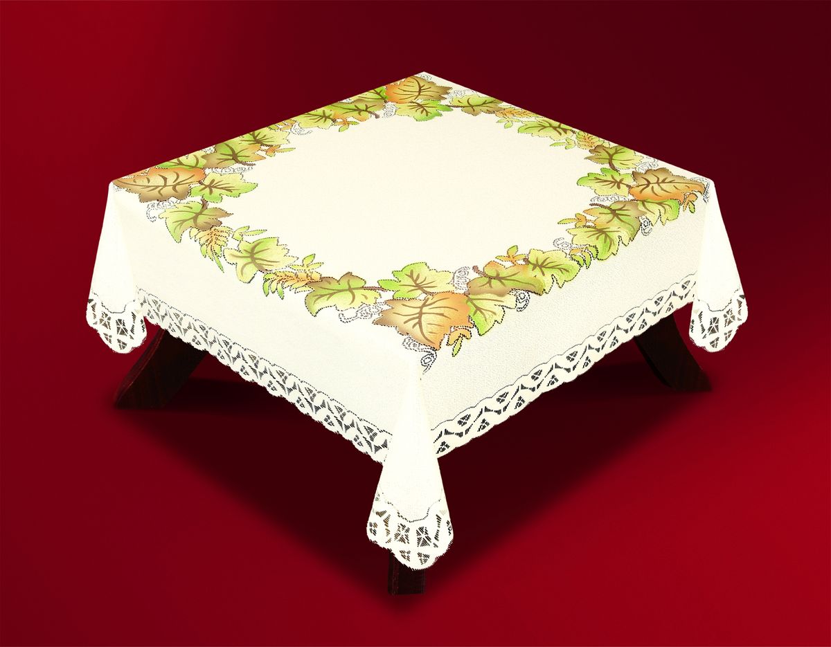 Скатерть Haft Skarb Babuni, квадратная, цвет: кремовый, 120x 120 см. 33442-12033442-120 Скатерть Haft Skarb Babuni, квадратная, цвет: кремовый, 120x 120 см. 33442-12033442-120Великолепная скатерть Haft Skarb Babuni выполненная из полиэстера, органично впишется в интерьер любого помещения, а оригинальный дизайн удовлетворит даже самый изысканный вкус. Скатерть изготовлена из сетчатого материала с ажурным цветочным рисунком по краям. Скатерть Haft Skarb Babuni создаст праздничное настроение и станет прекрасным дополнением интерьера гостиной, кухни или столовой. Размер скатерти: 120 см х 120 см.