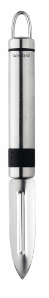 Нож для чистки Brabantia. 210969210969 Нож для чистки Brabantia. 210969210969Нож для чистки Brabantia предназначен для обработки овощей. Нож выполнен из нержавеющей стали, имеет удобную ручку и его можно мыть в посудомоечной машине.Удобная ручка и качественная сталь лезвия делают такой нож хорошим инструментом для ежедневной работы на кухне. «Если хотите сэкономить,лучше купить один классный нож...Один небольшой, универсальный,которым можно делать буквально все.Еще один чуть побольше -резать хлеб, разбираться с мясом,разделывать курицу. Ну и маленькийнож, которым можно почистить овощи,снять цедру, что-то измельчить.»Характеристики: Материал: сталь. Размер: 22 см х 9 см х 3,5 см. Артикул: 210969. Гарантия производителя: 5 лет.