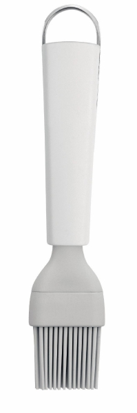 Кисть кондитерская Brabantia Essential, цвет: белый. 400384400384 Кисть кондитерская Brabantia Essential, цвет: белый. 400384400384Гибкая термостойкая силиконовая кисть (макс. 280°C). Изделие гигиенично и удобно в очистке. Ручка из прочного пластика с петелькой для подвешивания из нержавеющей стали. Подходит для мытья в посудомоечной машине. Имеется сочетающийся по стилю настенный держатель (рейлинг).