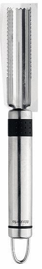 Нож для яблок Brabantia Profile, цвет: стальной матовый. 211027211027 Нож для яблок Brabantia Profile, цвет: стальной матовый. 211027211027Идеально подходит для удаления сердцевины из яблок, груш, ананасов и т.п. Изготовленный из нержавеющей стали нож закругленной формы с зубчиками для вырезания сердцевины из плодов. Благодаря открытой форме сердцевина сама выпадает из ножа. Подходит для мытья в посудомоечной машине. Имеется сочетающийся по стилю настенный держатель (рейлинг).