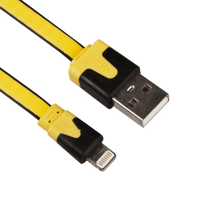 Liberty Project дата-кабель Apple Lightning плоский узкий, YellowR0003825 Liberty Project дата-кабель Apple Lightning плоский узкий, YellowR0003825Кабель Liberty Project Apple Lightning предназначен для передачи данных с вашего устройства на персональный компьютер, а также зарядки от источников питания с USB выходом.
