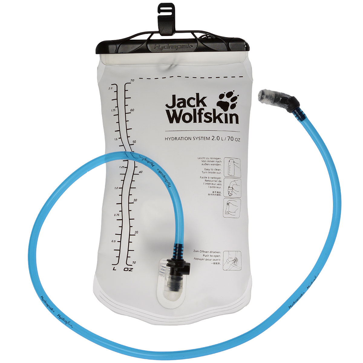 Питьевая система Jack Wolfskin Hydration System, цвет: прозрачный, 2 л8001091-0001 Питьевая система Jack Wolfskin Hydration System, цвет: прозрачный, 2 л8001091-0001Питьевая система Jack Wolfskin Hydration System помогает непрерывно восполнять потери влаги при занятиях спортом на выносливость. Его можно удобно закрепить в рюкзаке. Шланг через отверстие выходит наружу. Так можно в любое время пить в путешествии, не останавливаясь. Материал резервуара для воды и трубки не дает посторонних привкусов, разрешенный для контакта с пищевыми продуктами и легко моется.