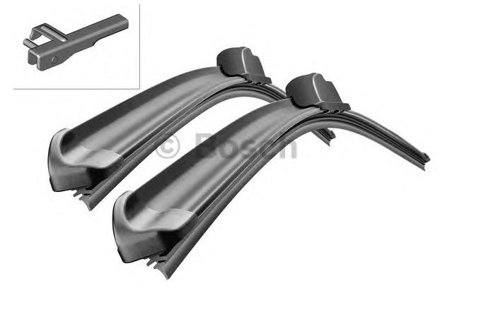 Щетки стеклоочистителя BOSCH Aerotwin A977S, 650 мм / 425 мм, бескаркасная, 2 штS03301004 Щетки стеклоочистителя BOSCH Aerotwin A977S, 650 мм / 425 мм, бескаркасная, 2 штS03301004Ford,Peugeot Тип крепления - 3